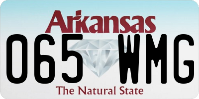 AR license plate 065WMG