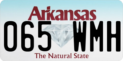 AR license plate 065WMH