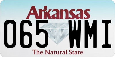 AR license plate 065WMI