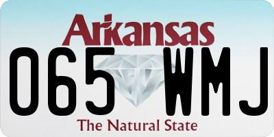 AR license plate 065WMJ