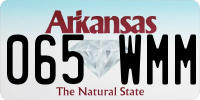 AR license plate 065WMM