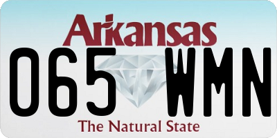 AR license plate 065WMN