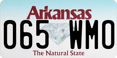 AR license plate 065WMO