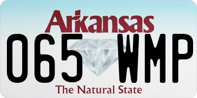 AR license plate 065WMP