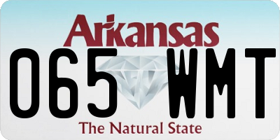 AR license plate 065WMT