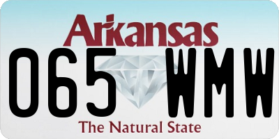 AR license plate 065WMW