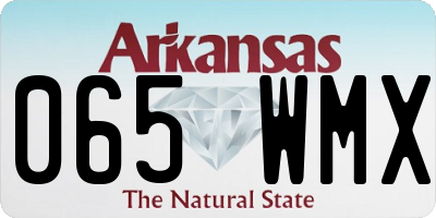 AR license plate 065WMX