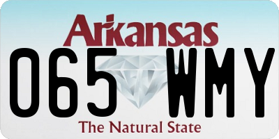 AR license plate 065WMY