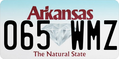 AR license plate 065WMZ