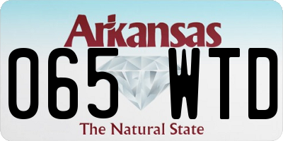 AR license plate 065WTD