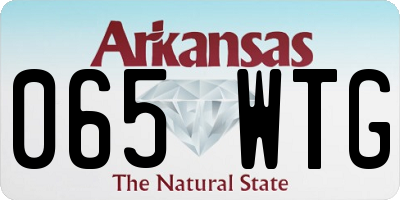 AR license plate 065WTG