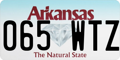 AR license plate 065WTZ