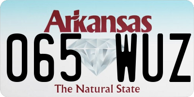 AR license plate 065WUZ