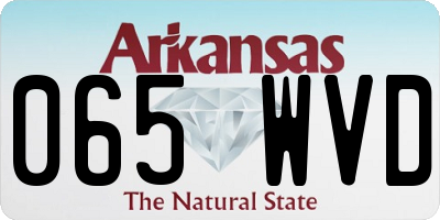 AR license plate 065WVD