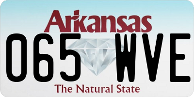 AR license plate 065WVE