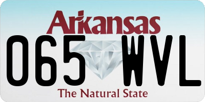 AR license plate 065WVL