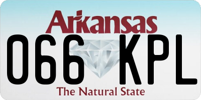 AR license plate 066KPL