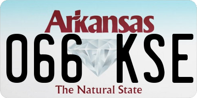 AR license plate 066KSE