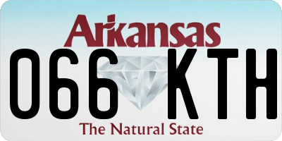 AR license plate 066KTH