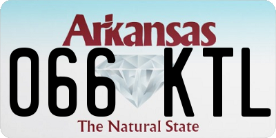 AR license plate 066KTL