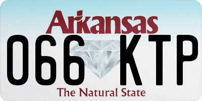 AR license plate 066KTP
