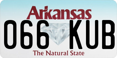 AR license plate 066KUB