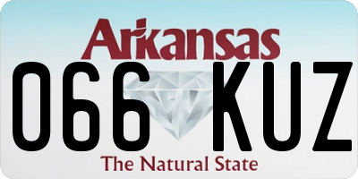 AR license plate 066KUZ