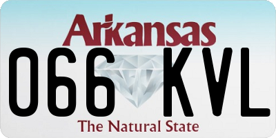 AR license plate 066KVL
