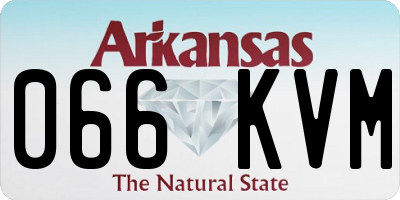 AR license plate 066KVM