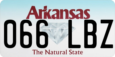 AR license plate 066LBZ