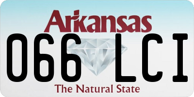 AR license plate 066LCI