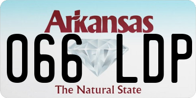AR license plate 066LDP