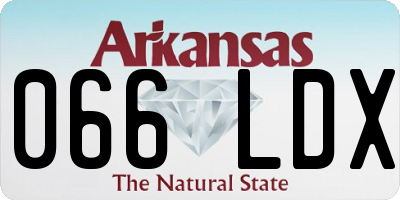 AR license plate 066LDX