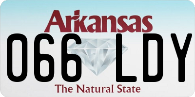 AR license plate 066LDY