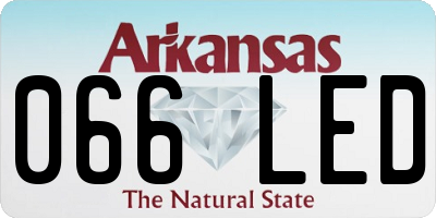 AR license plate 066LED