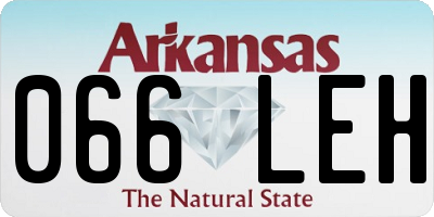 AR license plate 066LEH