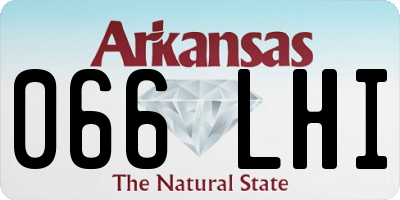 AR license plate 066LHI