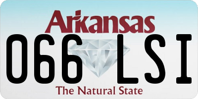 AR license plate 066LSI