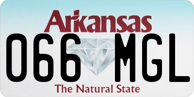 AR license plate 066MGL