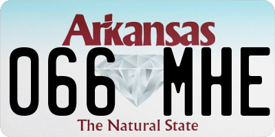 AR license plate 066MHE