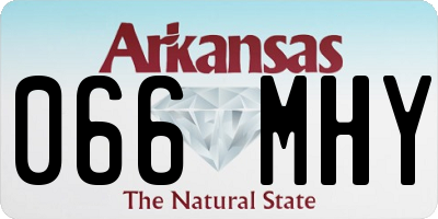 AR license plate 066MHY