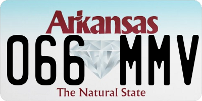 AR license plate 066MMV