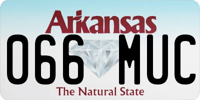 AR license plate 066MUC