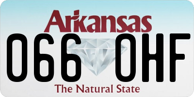 AR license plate 066OHF
