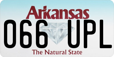 AR license plate 066UPL