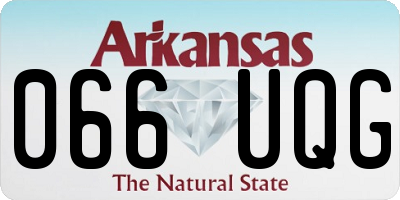 AR license plate 066UQG