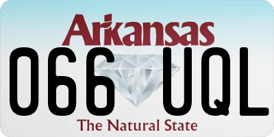 AR license plate 066UQL