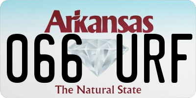 AR license plate 066URF