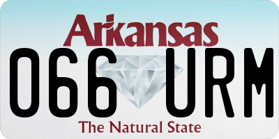 AR license plate 066URM