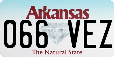AR license plate 066VEZ